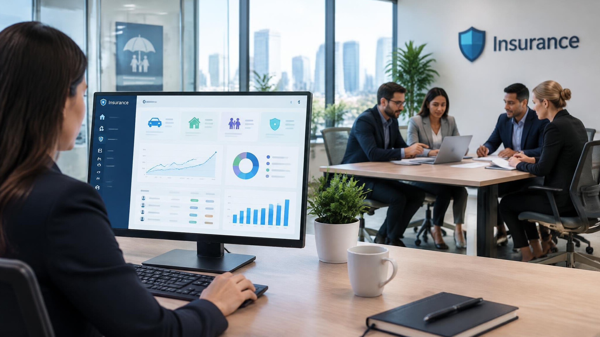 insurance software interface